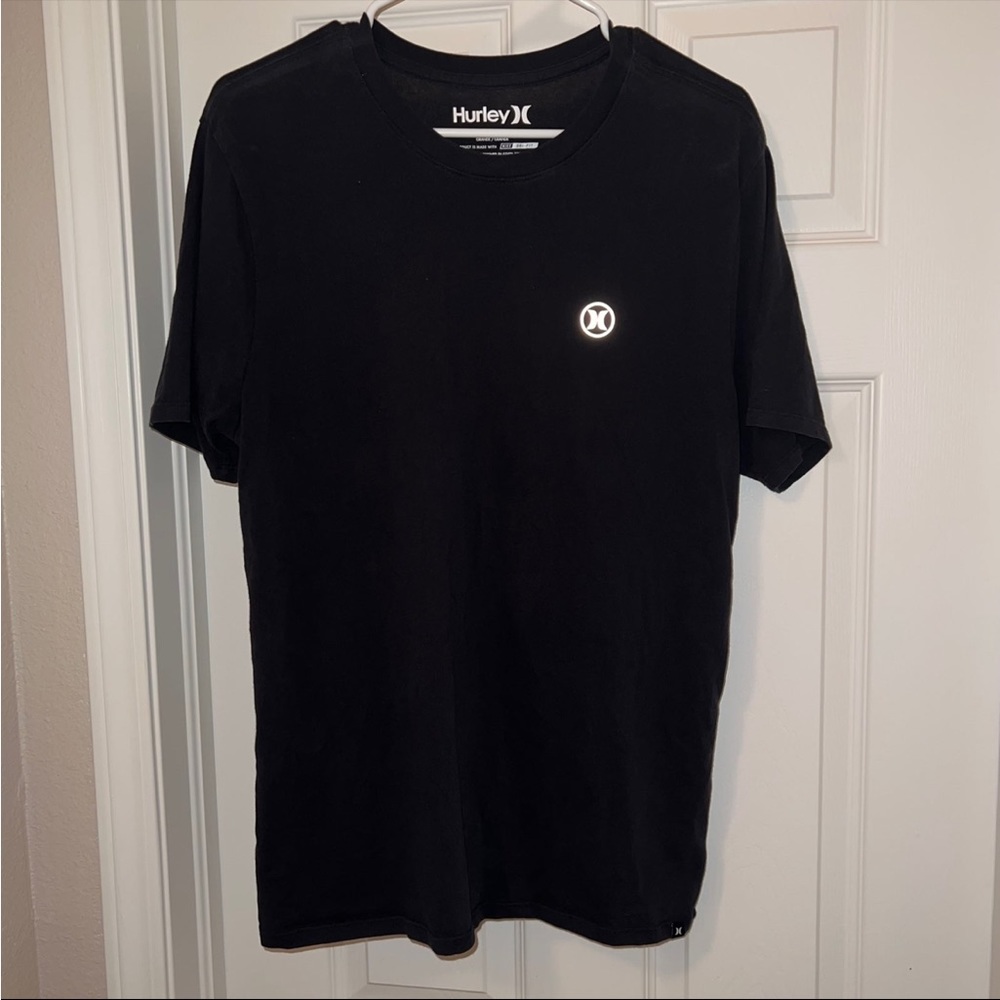 large black Hurley t-shirt